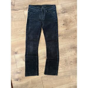 PATAGONIA 26 women's corduroy jeans emerald green organic cotton pants hiking